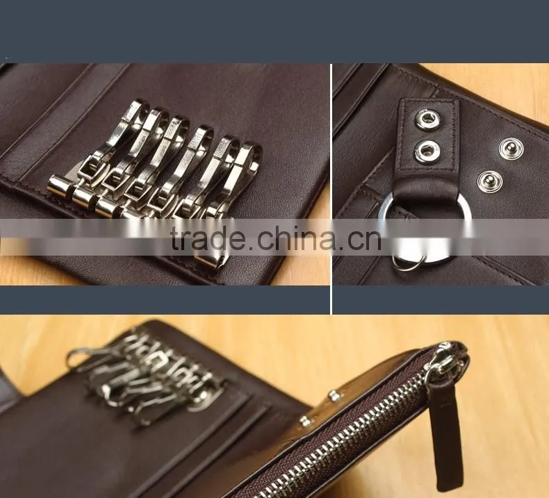 Latest design Leather key wallet /leather key holder