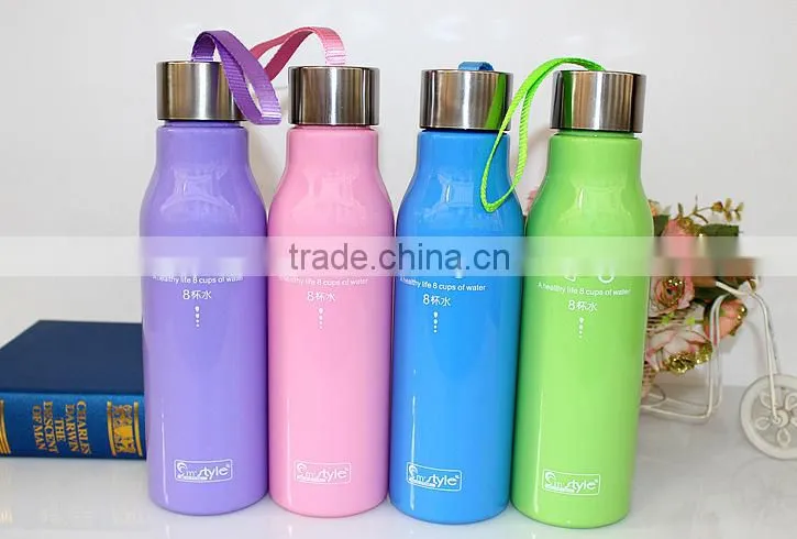 new product fruit infuser sports joyshaker drink bottle with straws