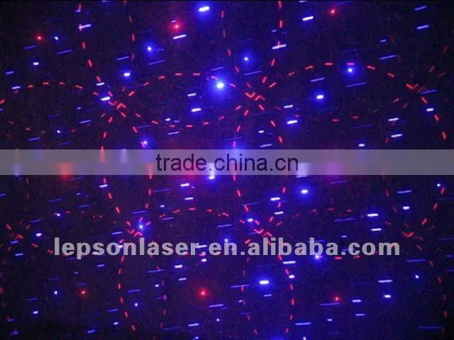 double heads red blue laser stage light