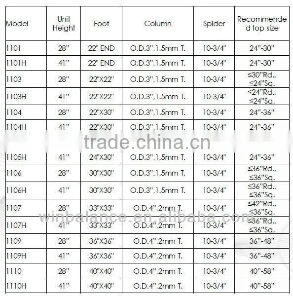 Outdoor Furniture Casting Iron 4 Pronged Table Base