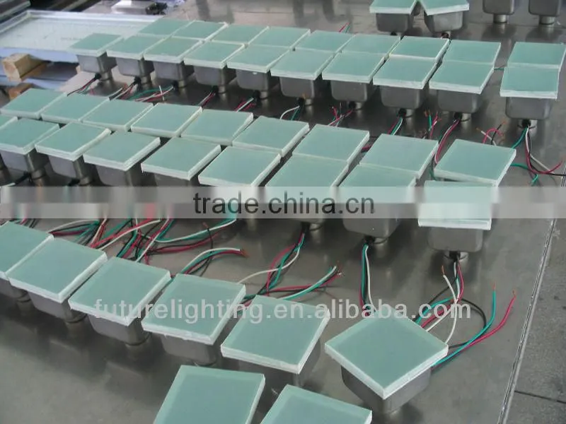 Outdoor IP67 waterproof garden led light frosted glass tiles