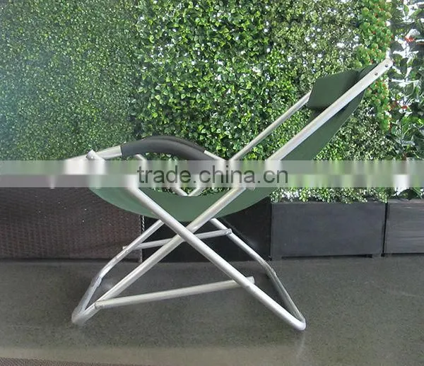 Aluminum frame folding beach chair