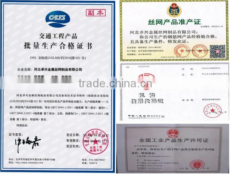 Hot selling!Factory direct quality No.1 temporary fence Cavalry Stainless steel fence