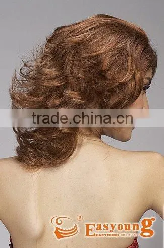 Dark auburn hair lace front women's wigs for black women