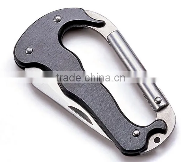 With Bottle Opener Multifunction Aluminum Carabiner Hook