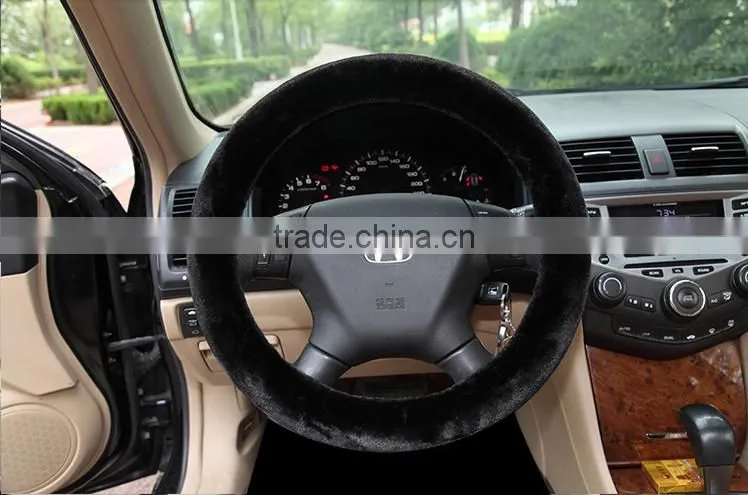 Hot sell !! ZHIXIA Brand High quality PU leather car steering wheel covers made in China