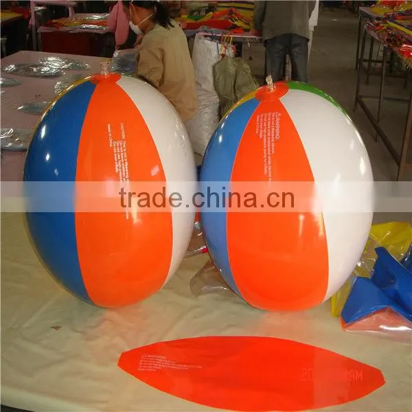 inflatable beach ball smile face