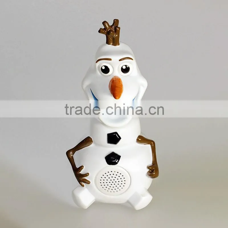 2015 Snowman cartoon kids bluetooth speaker shenzhen new
