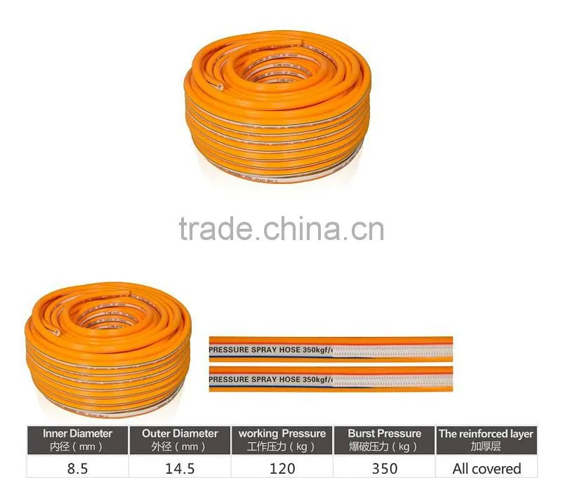 HR06-04-00 Agricultural Spray Hose Sink Sprayer Replacement Kit with Spray Head PVC Spray Hose