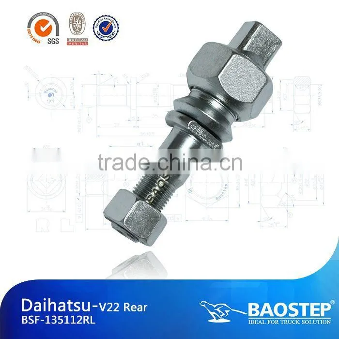 BAOSTEP Humanized Design Iso Certified Supplier Gold Plated Bolts For Daihatsu