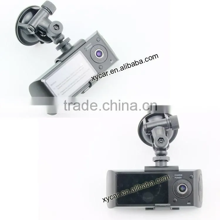 2.7 inch g sensor night nersion dual lens camera car dvr with wholesale price XY-X3000