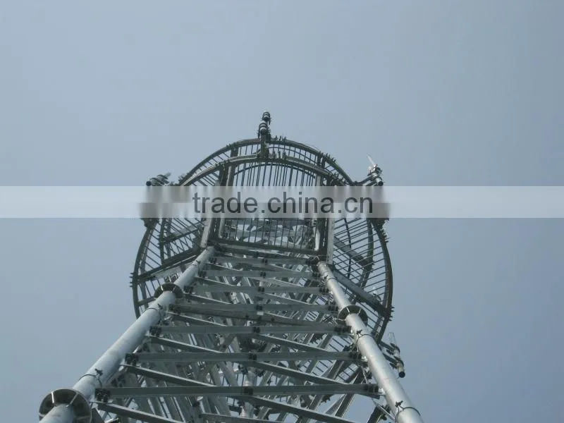 Tubular communication steel tower