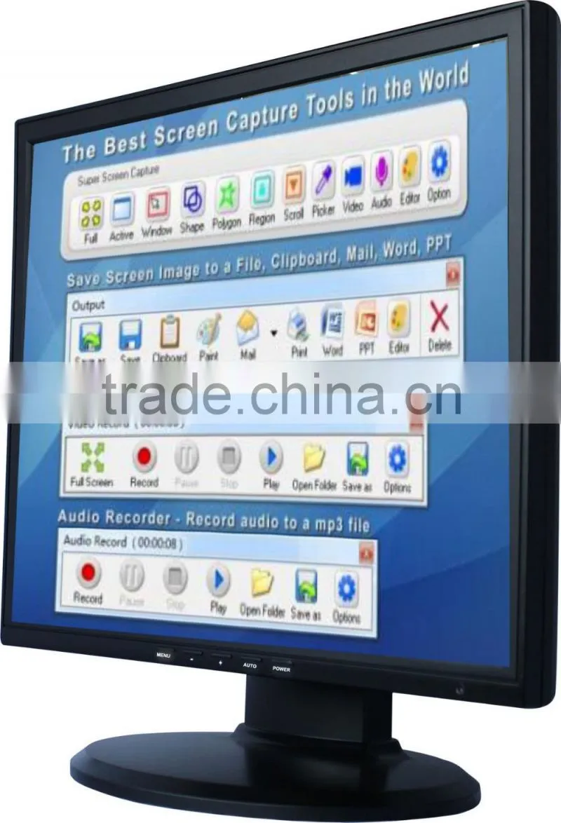 Foursquare FHD fluorescent 21.5" led touch screen monitor as a multi-role intermediary