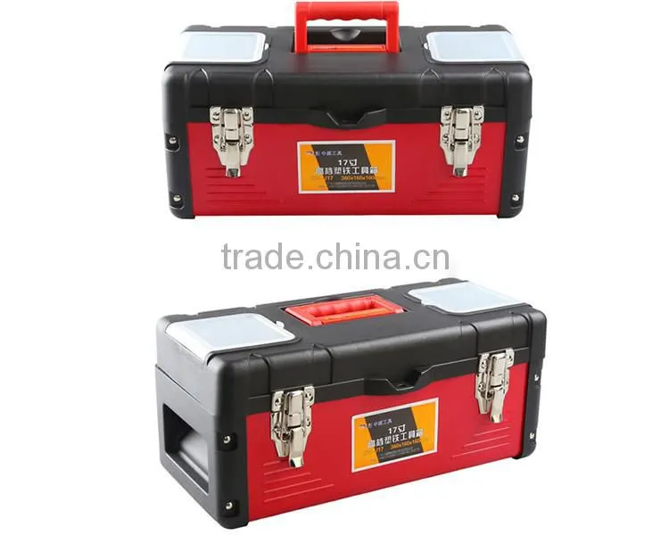 Custom color muti functional empty storage stainless steel tool box