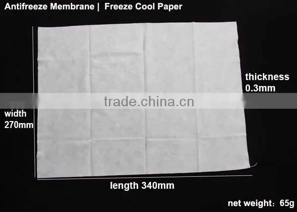 Wholesale 27x 34cm Cryo Pad Anti Freeze Cryolipolysis Antifreeze Membrane With Test Report