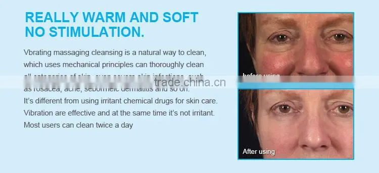 Fashionable design silicone facial cleansing brush mini electric brush cleaner