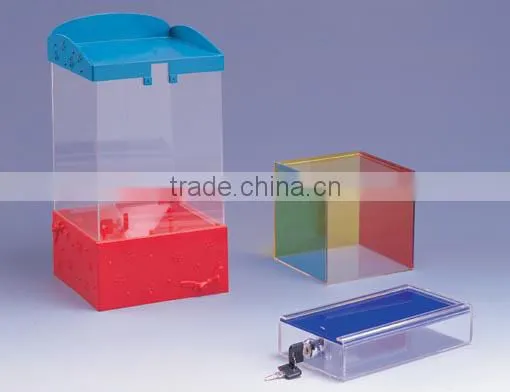 eco-friendly clear acrylic storage box/organiser
