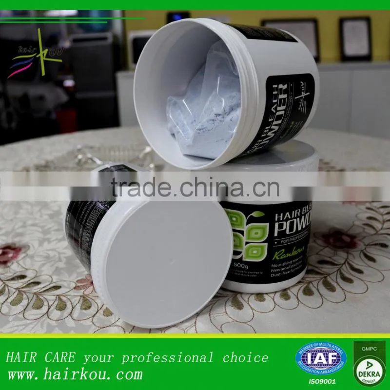 Top grade Professional Dust-free White/Blue powder for hair dye,containing nourishing essence