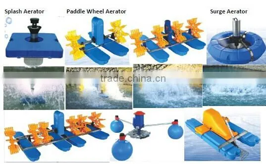 0.75kw paddle wheel aerator 1hp