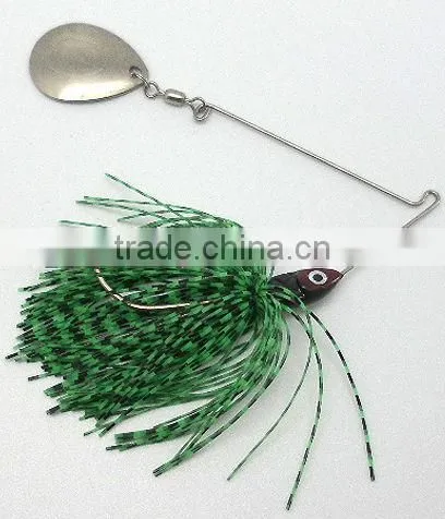 2013 popular jig head lure with rubber skirt