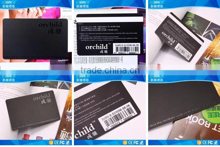 Loyalty offset printing pvc hotel magnetic stripe card