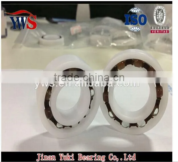 6208 low weight POM plastic bearing deep groove ball bearing