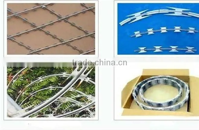 Retractable Helical Razor Barbed Wire