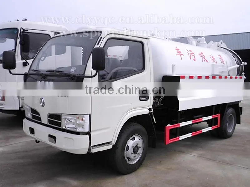 dongfeng high pressure drain cleaning truck with large volume