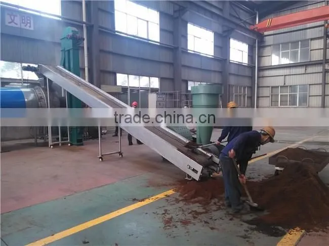 Washing coco peat used to dryer machine and baler machine