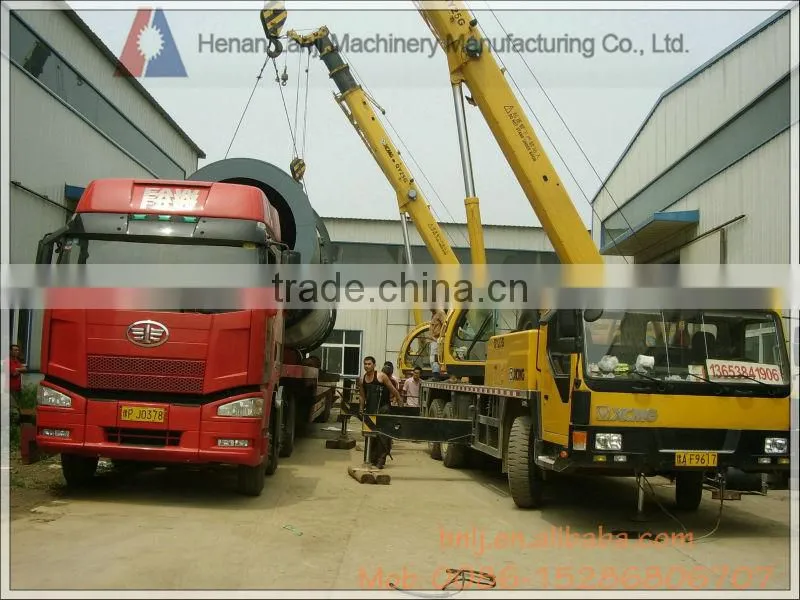 Large slag dryer with reasonable design