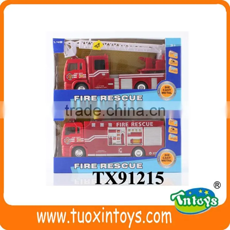 mini model fire truck scale toy