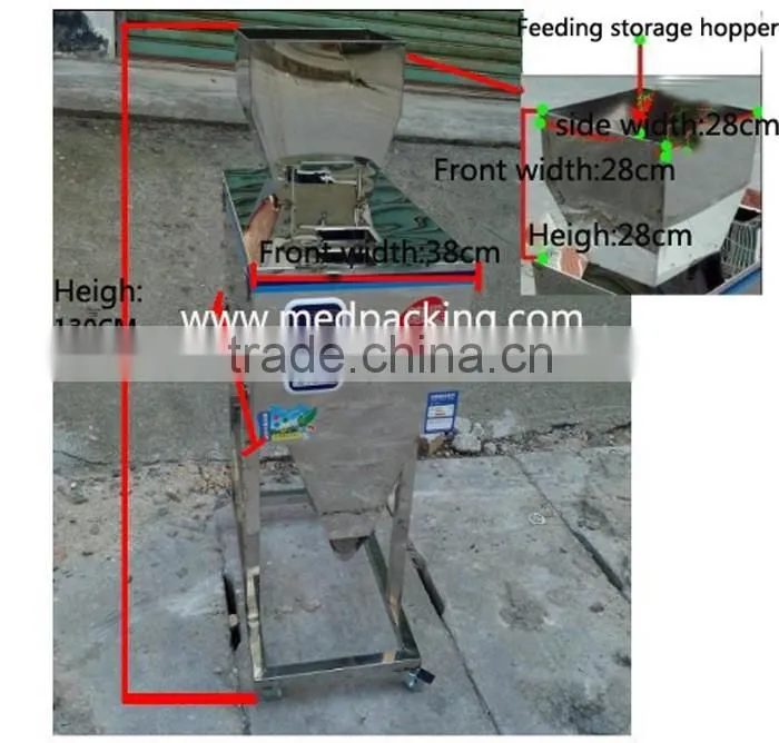 Semi- automatic granule filling machine