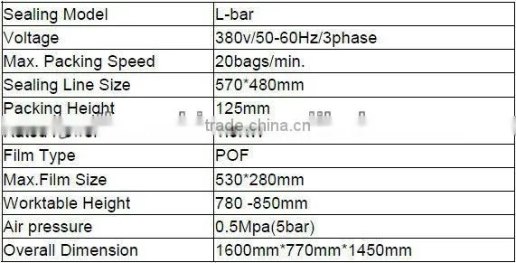 Automatic L-Bar Carton Sealer Machine/L Type Seal-Cut Machine