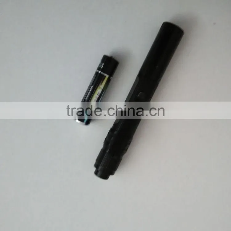 AAA Battery LED flashlight pen style light cheap led flashlight with pocket holder