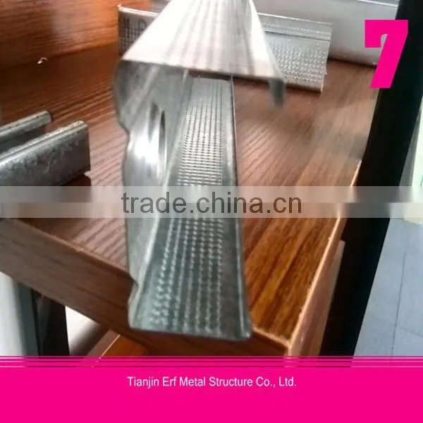 C profile, hot dipped galvanized steel c channel