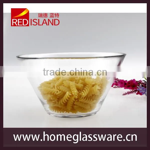 glass salad bowl, larege soup bowl, fruit bowl