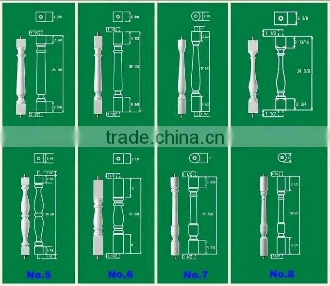 Hand Carved Natural Marble Balustrades