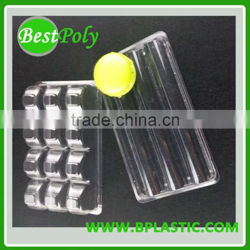China Alibaba blister drug tray plastic clamshell tray with free sample