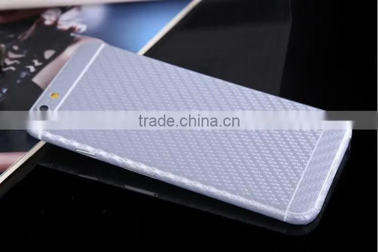 Carbon fiber full body phone sticker screen protective film for iphone 6/plus