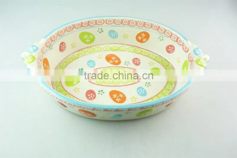 Stock Cheap Oval shape stoneware dinner plate for Appetizer, Dessert, Salad, Snack, Sushi, Fruit, Bread