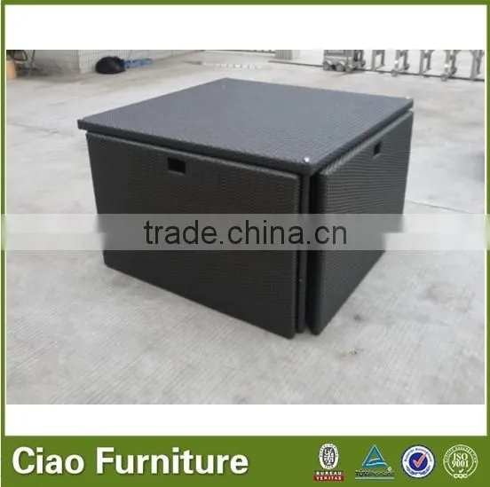 Garden OUTDOOR restaurant glass dining tables and chairs