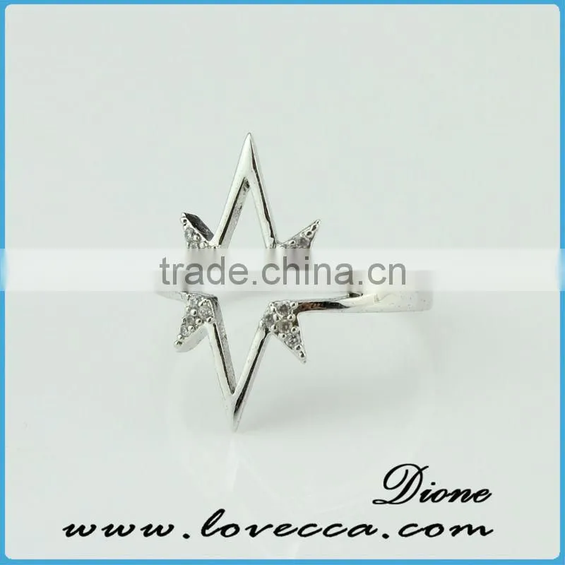 hotsale micro pave rings silver, friendship rings--- best gifts for good friends