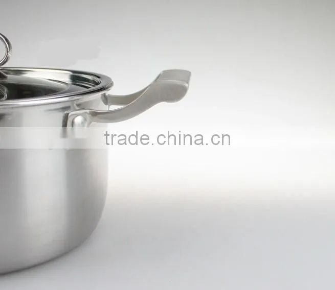 2014 Modern Style Stainless steel 18 8 cookware set