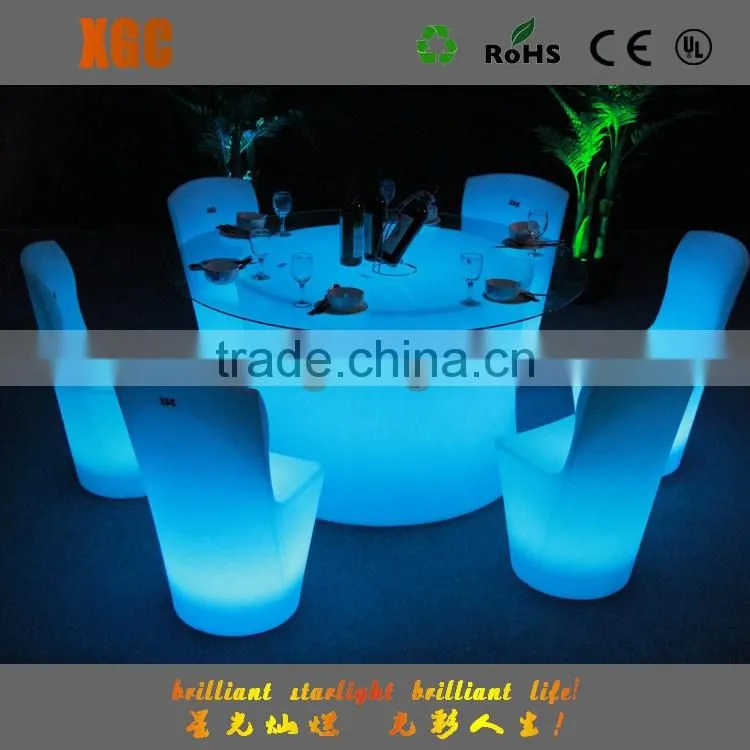 Big round lighting colored new banquet tables wedding table for sale