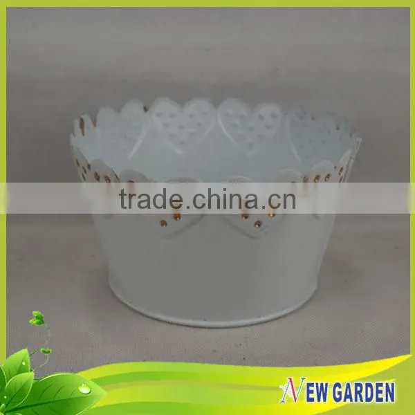 Garden cast iron large size beautiful easy use garden pot