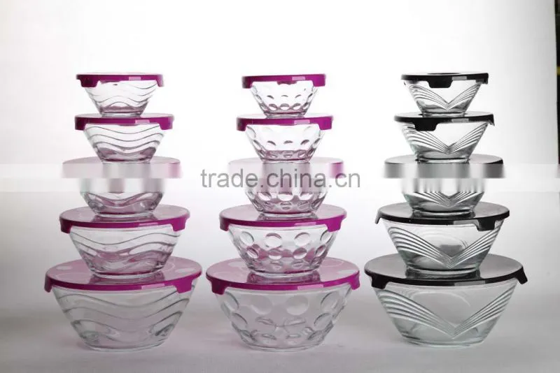 wholesale glass bowl set