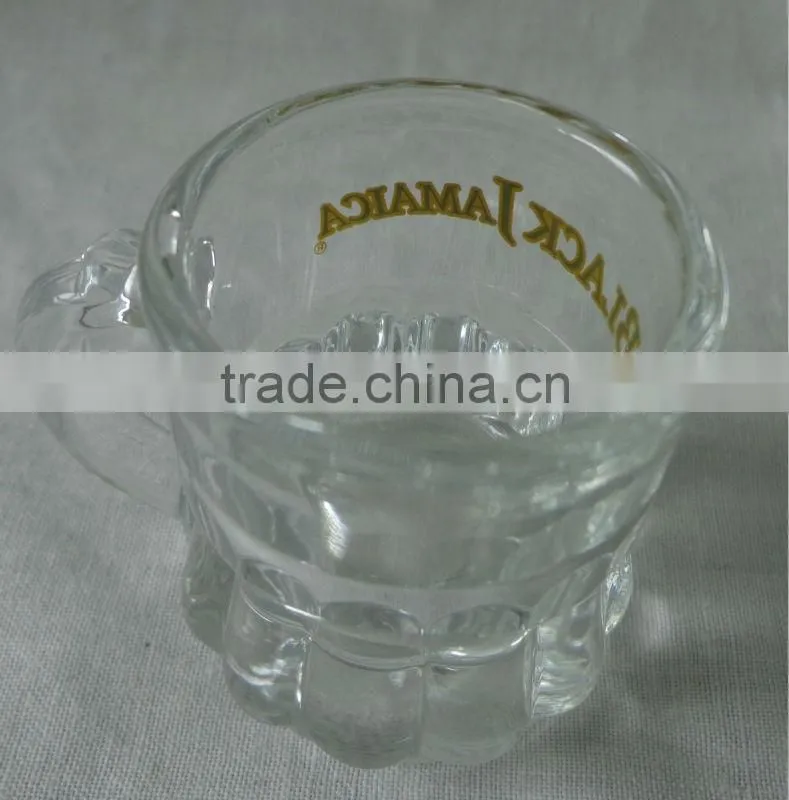 Round bottom tequila shots glass