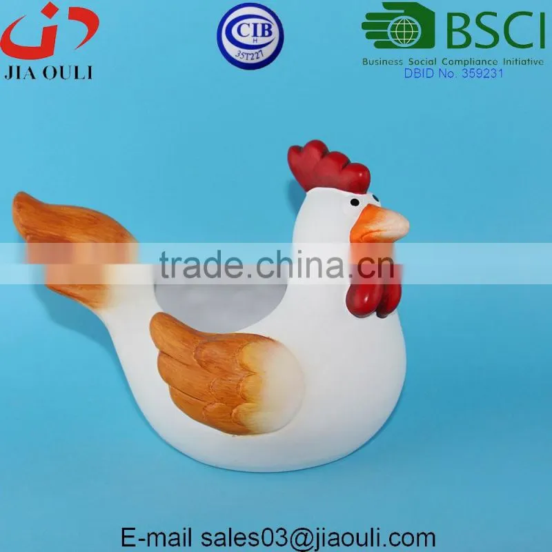 Antique Animal flower pot, Ceramic Elephant planter