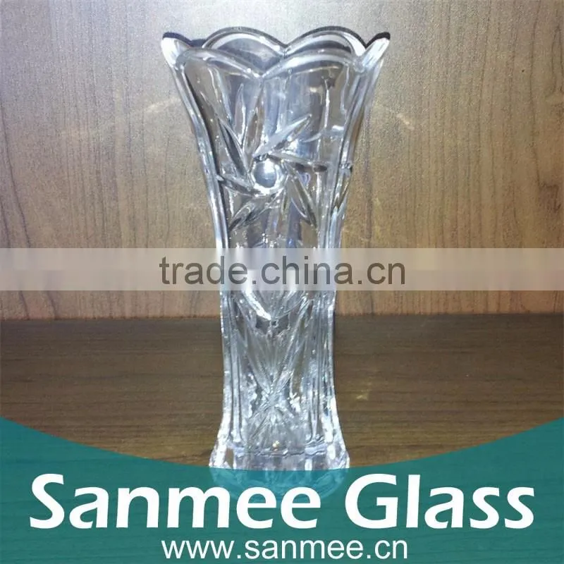 Geometric glass terrarium,glass vase,tall clear glass vase