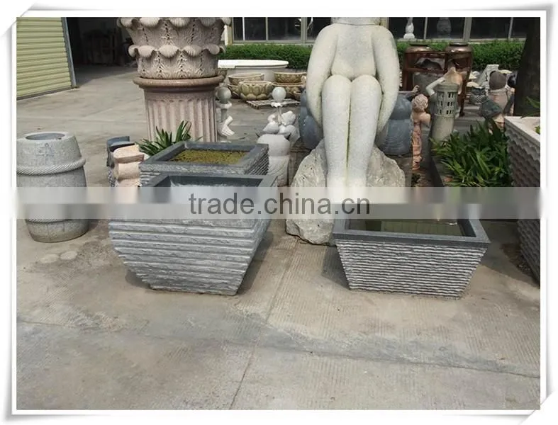 Wholesale Modern Garden Decorative Granite Planter